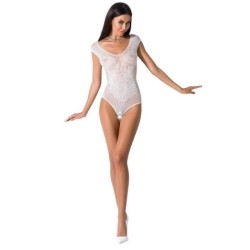 PASSION - WOMAN BS064 BODYSTOCKING BLANCO TALLA UNICA