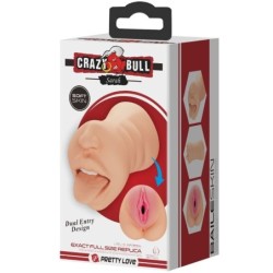 CRAZY BULL - SARAH MASTUBADOR EN FORMA DE VAGINA DOBLE ENTRADA