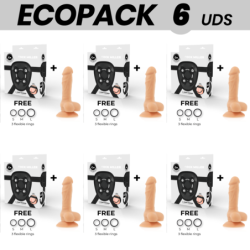 ECOPACK 6 UDS - COCK MILLER ARNES + DILDO SILICONA DENSITY COCKSIL ARTICULABLE 13 CM